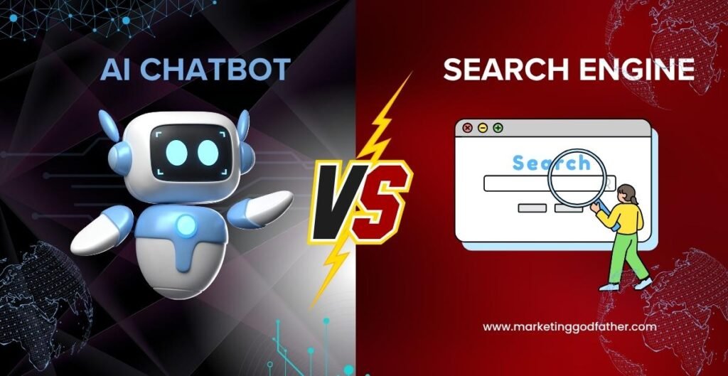 AI Chatbot vs Search Engine