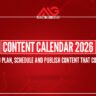 content calendar strategy