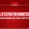 A/B testing marketing