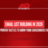email list building tactics